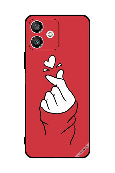 Covernex غطاء حماية لهاتف Honor Play6T Pro Snap Love أحمر