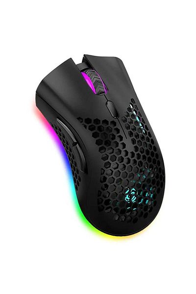 NewEvo Gaming Mouse, Wireless, RGB Lighting, USB, Wireless 2.4 G, FastCharge, Ergonomic Design