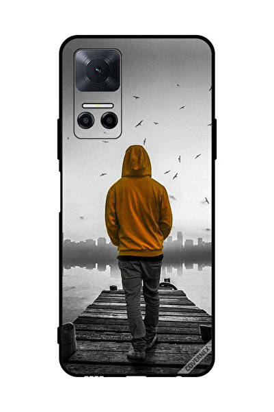 Covernex غطاء حماية لهاتف Honor Play6T - فتى حزين يمشي