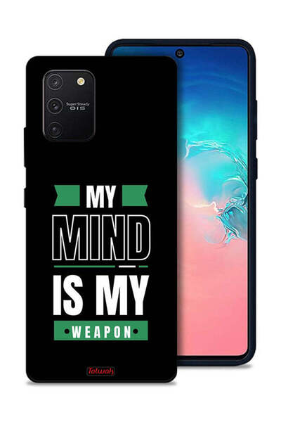 Tolwak غطاء حماية لهاتف سامسونج جالكسي S10 لايت بعقلي هو عقلي