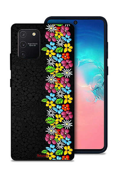 Tolwak غطاء حماية لهاتف سامسونج جالكسي S10 لايت بتصميم زهور