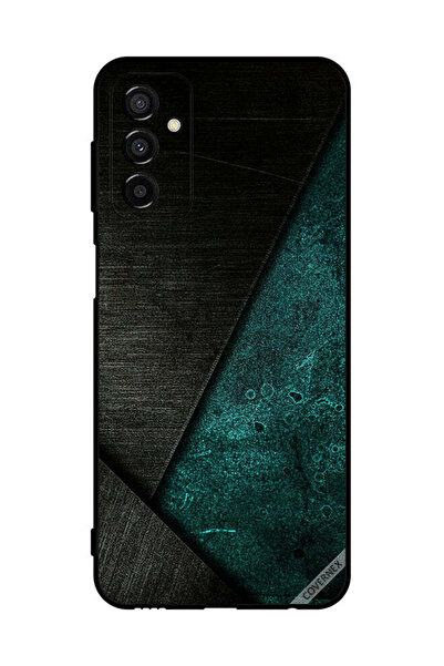 Covernex Protective Case Cover For Samsung Galaxy F23 Black & Dark Green Pattern