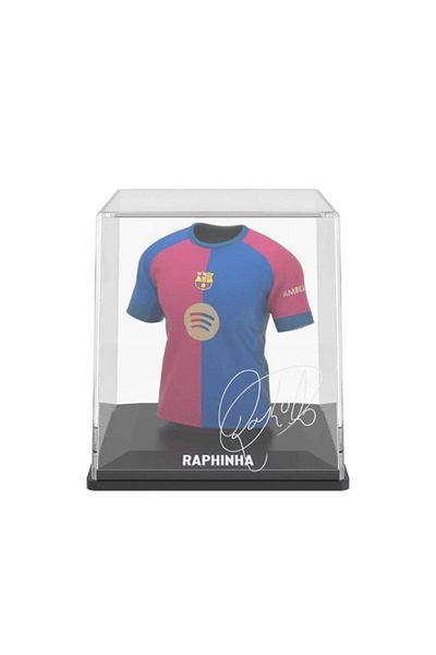 Splink Splink Barcelona Raphinha Home Jersey Display Case, Official Licensed Collectible, 2024/2025 Season