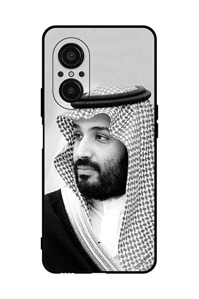Covernex غطاء حماية لهاتف هواوي نوفا 9 إس إي 5G صورة محمد بن سلمان بالأبيض وا...