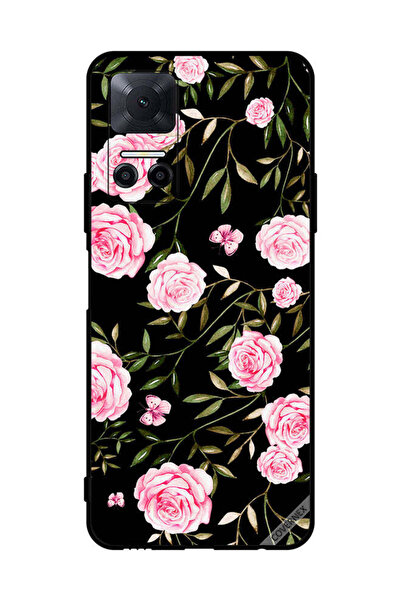 Covernex غطاء حماية لهاتف Honor Play6T بنقشة ورود وردية في باقات من الأوراق ا...