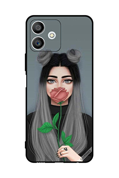 Covernex Protective Case Cover For Honor Play6T Pro Cute Girl Hide Mouth On P...