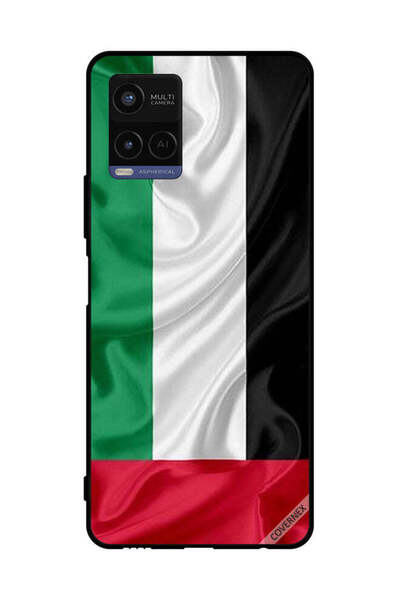 Covernex غطاء حماية لهاتف فيفو Y21 بطبعة علم الإمارات العربية المتحدة