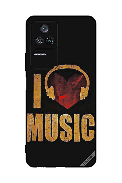 Covernex غطاء حماية لهاتف شاومي ريدمي كيه 50 فينتيج آي لوف ميوزيك
