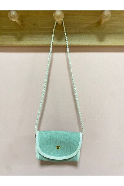 Cherrys Bebek Girl's Bag with Knitted Handle