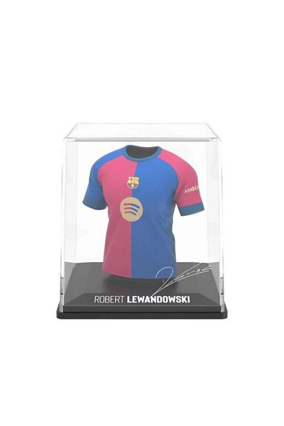 Splink Splink Barcelona Lewandowski Home Jersey Display Case, Official Licensed Collectible, 2024/2025