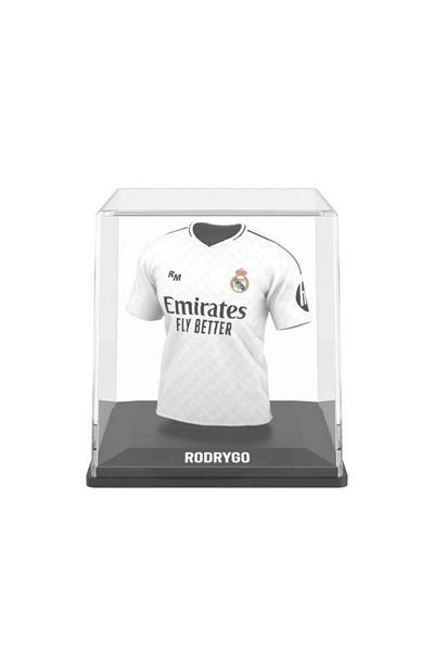 Splink Real Madrid Rodrygo Home Jersey Display Case, Official Licensed Collectible, 2024/2025