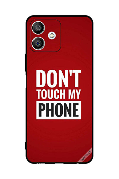 Covernex غطاء حماية لهاتف Honor Play6T Pro مطبوع عليه عبارة "لا تلمس هاتفي"