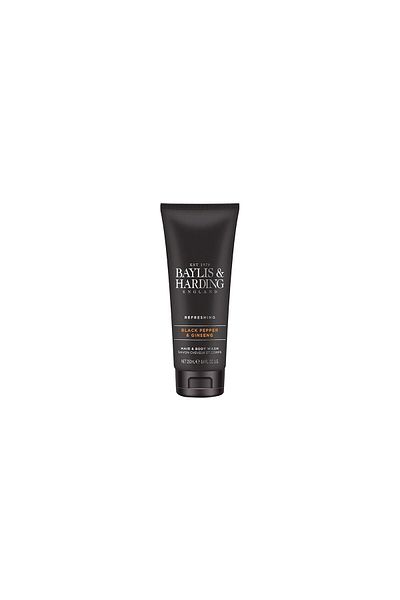 Baylis & Harding Gel de dus barbatesc pentru par si corp cu Piper negru si Ginseng Baylis & Harding, 250 ml