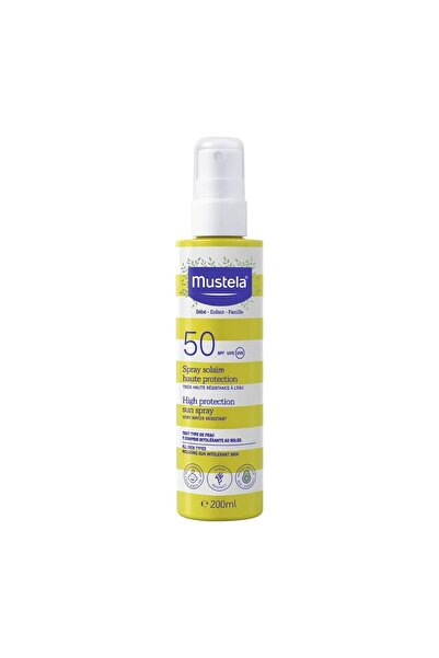 Mustela Spray de protecție solară Mustela, SPF 50, 200 ml
