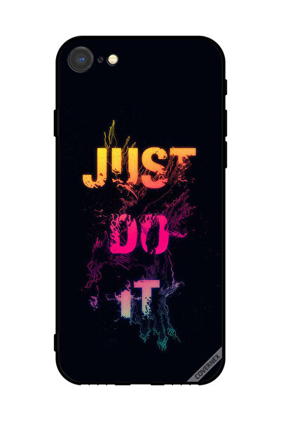 Covernex غطاء حماية لجهاز Apple iPhone SE (2022) Just Do It ملون
