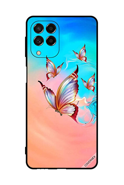 Covernex Protective Case Cover For Samsung Galaxy M53 Butterflies Flying Over...