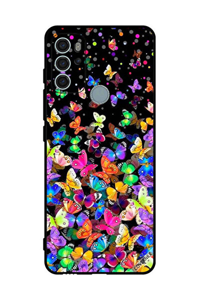 Covernex غطاء حماية لهاتف موتورولا موتو جي 60 إس - فراشات صغيرة متعددة الألوان