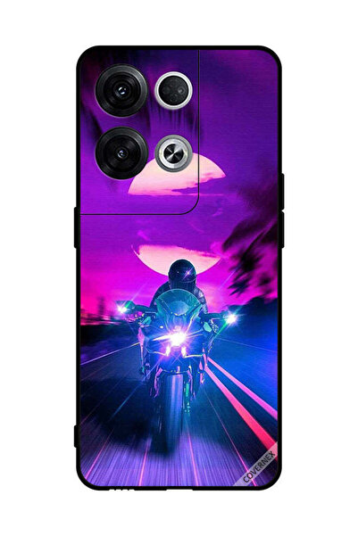 Covernex غطاء حماية لهاتف Oppo Reno8 Pro+ راكب الدراجة النارية يترك القمر خلفه