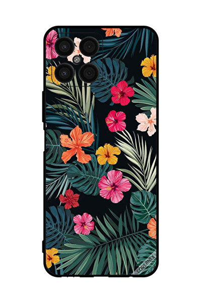 Covernex غطاء حماية لهاتف Honor X8 متعدد الألوان بنقشة زهور وريش