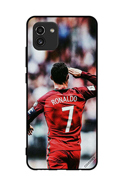 Covernex غطاء حماية لهاتف سامسونج جالاكسي A03 رونالدو تحية للجمهور