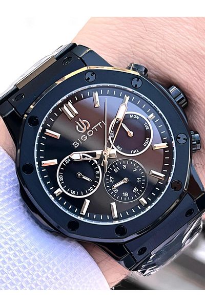 Bigotti Exclusive Boxed Engagement and Groom Watch with 2 Years Warranty Inner Functions Active Men Wristwatch Bx05