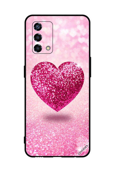 Covernex غطاء حماية لهاتف Oppo Reno6 Lite - قلب لامع ناعم