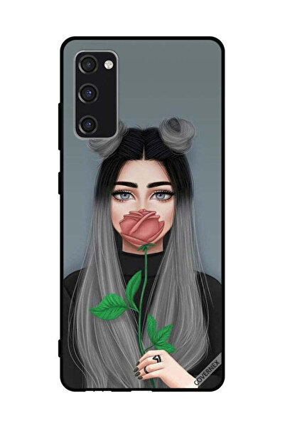 Covernex غطاء حماية لهاتف سامسونج جالاكسي S20 FE 5G، فتاة لطيفة تخفي فمها على...