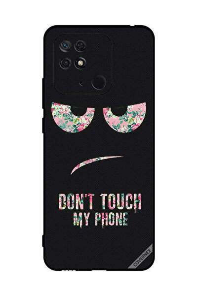Covernex Protective Case Cover For Xiaomi Redmi 10C Don't Touch My Phone Floral