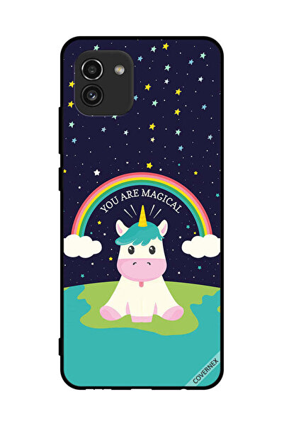 Covernex غطاء حماية لهاتف سامسونج جالاكسي A03 بتصميم وحيد القرن السحري