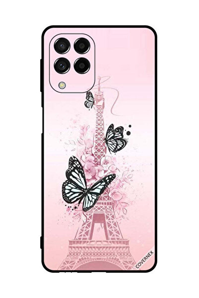 Covernex غطاء حماية لهاتف سامسونج جالاكسي M53 بنقشة فراشات على برج إيفل