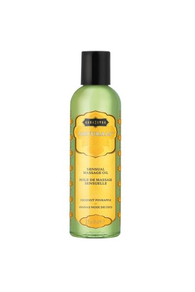 Kamasutra Ulei de masaj, Nucă de cocos și ananas, 59 ml