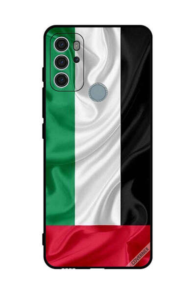 Covernex غطاء حماية لهاتف موتورولا موتو جي 60 إس - قماش علم الإمارات العربية ...