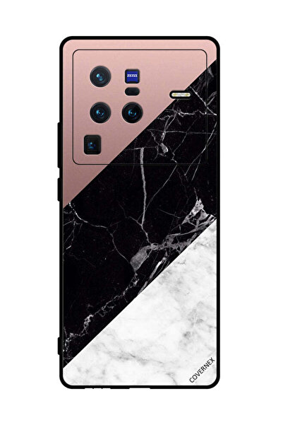 Covernex غطاء حماية لهاتف vivo X80 Pro بسطح رخامي بنمط عادي