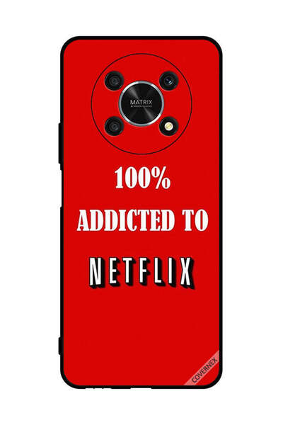 Covernex Protective Case Cover For Honor X9 5G 100 % Addicted To Netflix