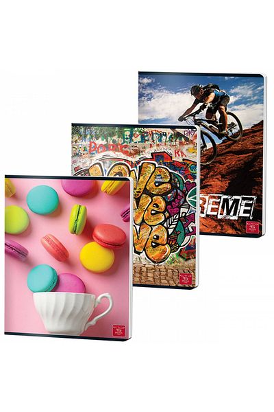 PIGNA , Notebook A4 60 Pages, Dictando Ruling, Polypropylene Cover, Stapled Binding