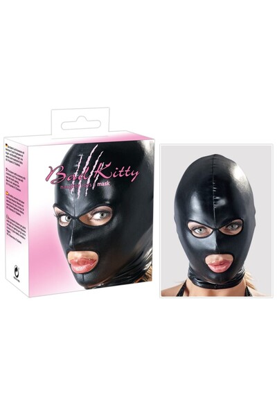 Orion BDSM Mask, Orion, Black, Eye and Mouth Openings