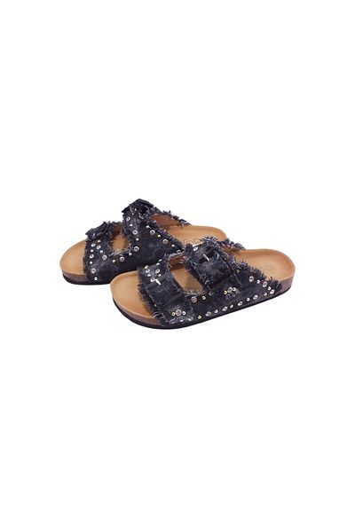 Guja Studded Stone Mushroom Slippers (the Mold Is Smaller Than Size 1)