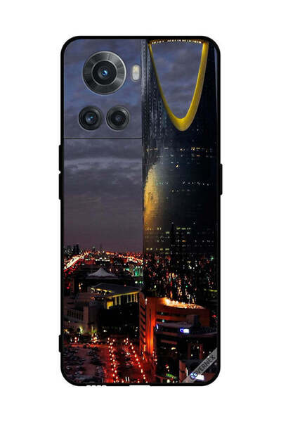 Covernex غطاء حماية لهاتف OnePlus 10R منظر برج الفيصلية في المساء