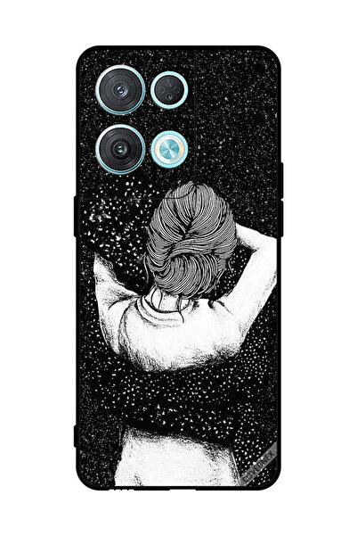 Covernex غطاء حماية لهاتف Oppo Reno8 Pro - خيال ليلي لفتاة خربشة