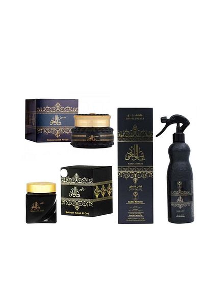 Elixir Ashiq Al Oud Frankincense 30g, Incense 60g, Perfume 480ml