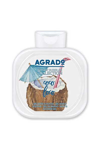 Agrado Gel de duș, Agrado Trendy Bubbles, nucă de cocos, 750 ml