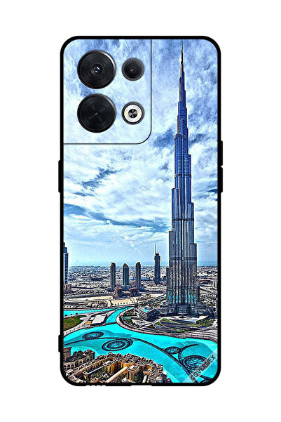 Covernex غطاء حماية لهاتف أوبو رينو 8 - برج خليفة - سحابات اللمس