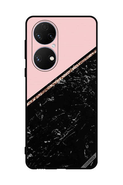Covernex Protective Case Cover For Huawei P50e Marble Strip