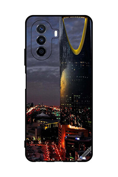 Covernex غطاء حماية لهاتف هواوي نوفا واي 70 منظر برج الفيصلية في المساء