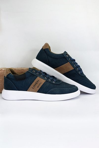 Ayakkabı Durağı Non-Yellow Sole Men's Linen Casual Shoes Petrol Green