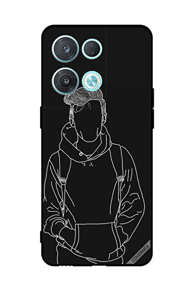 Covernex غطاء حماية لهاتف Oppo Reno8 Pro رسم جاكيت بوي