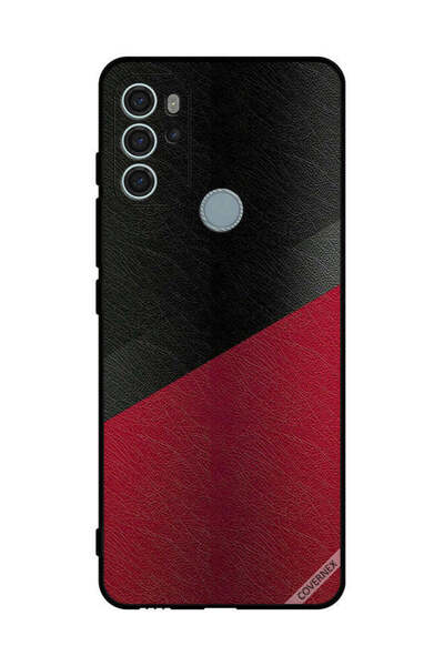 Covernex غطاء حماية لهاتف موتورولا موتو جي 60 إس بنقشة جلد