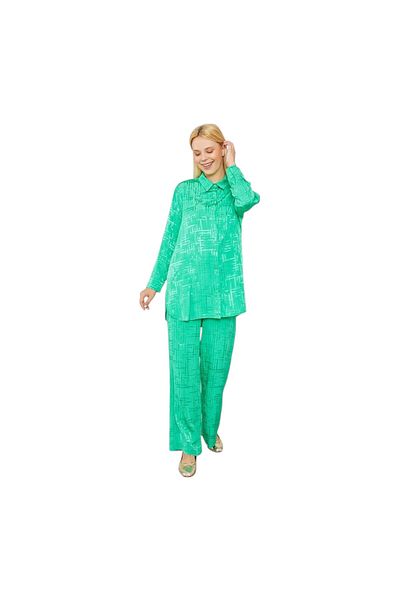 Levidor Jacquard Shirt Pants Set