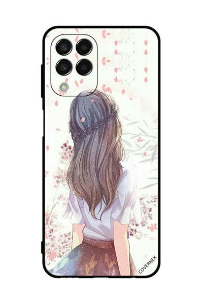 Covernex غطاء حماية لهاتف سامسونج جالاكسي M33 - فتاة لطيفة في تفكير عميق