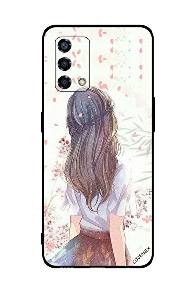 Covernex غطاء حماية لهاتف Oppo Reno6 Lite، فتاة لطيفة في تفكير عميق